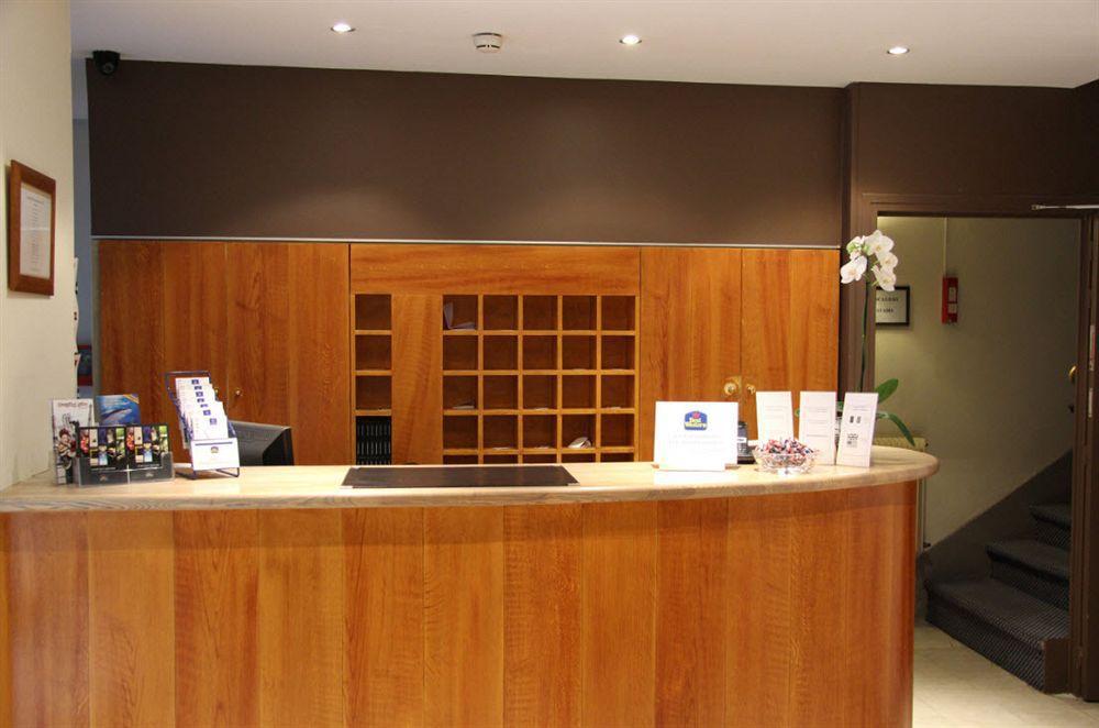 Best Western Quartier Latin Pantheon Париж Интерьер фото